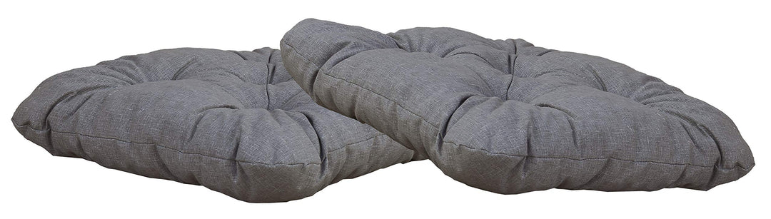 Chicreat Set mit 2 Sitzkissen 50 x 50 x 8 cm, Hellgrau 2er-Set, 50x50x8 cm Hellgrau, 2er-Set, 50x50x