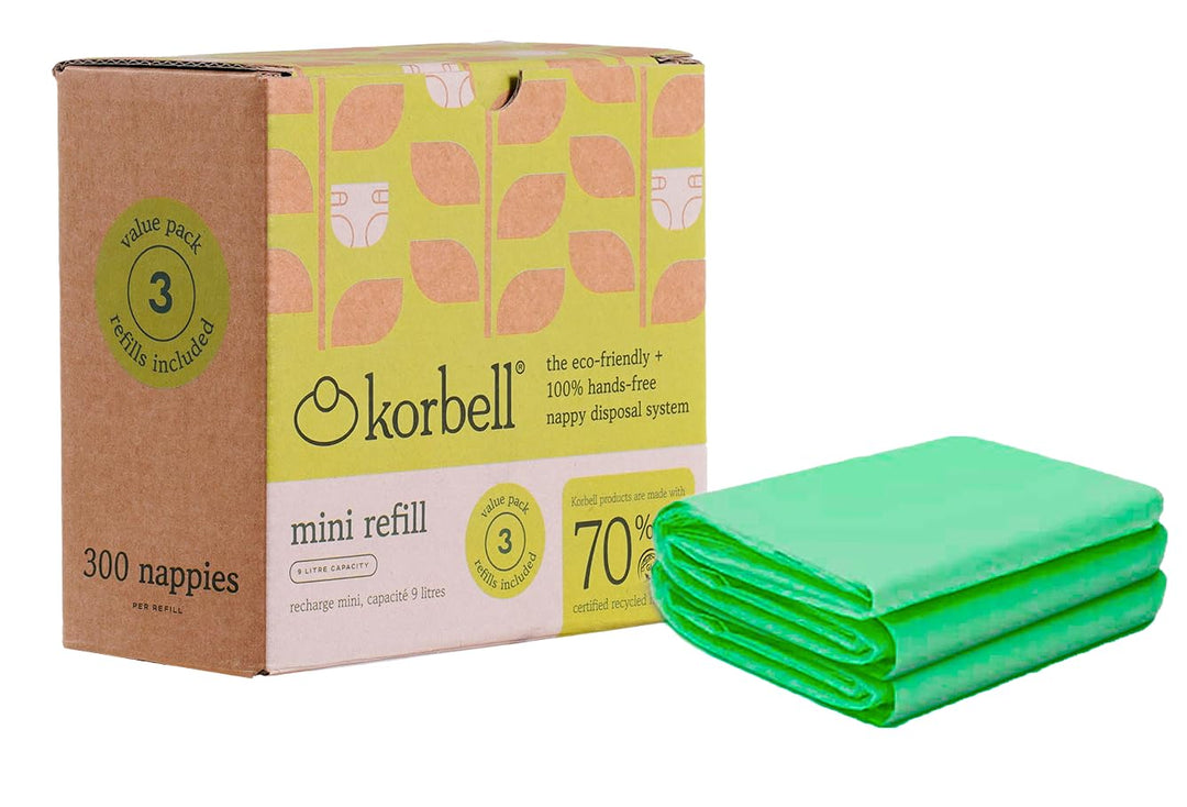 Korbell - Nachfüllpackungen für Windelbehälter Mini 9 L