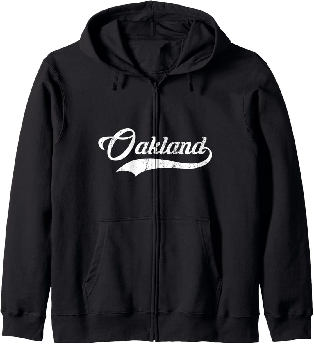 Oakland Stadt California Staat Vintage Retro Style design Kapuzenjacke