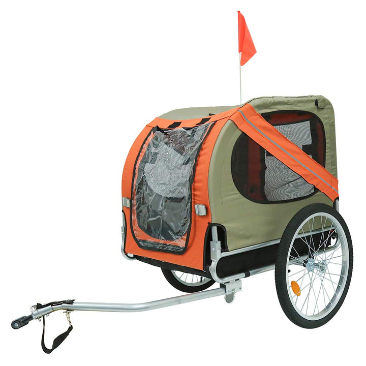 Fahrradanhänger für Hunde，Fahrradanhänger Lastenanhänger mit Reflexstreifen，Reise &amp; Transport für Hu