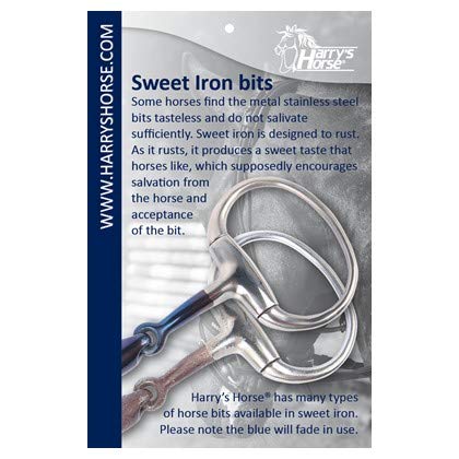 Harry´s Horse Olivenkopftrense Sweet Iron doppelt gebrochen 13mm, Grösse:11.5