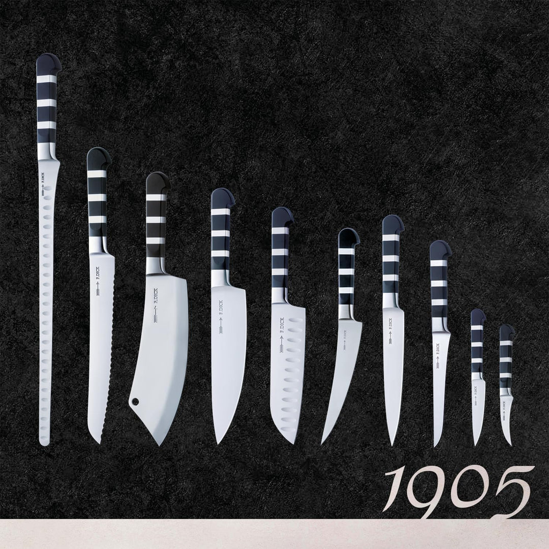 F. DICK Kochmesser, Küchenmesser „Ajax“, 1905 (Messer mit Klinge 22 cm, X50CrMoV15 Stahl, nichtroste