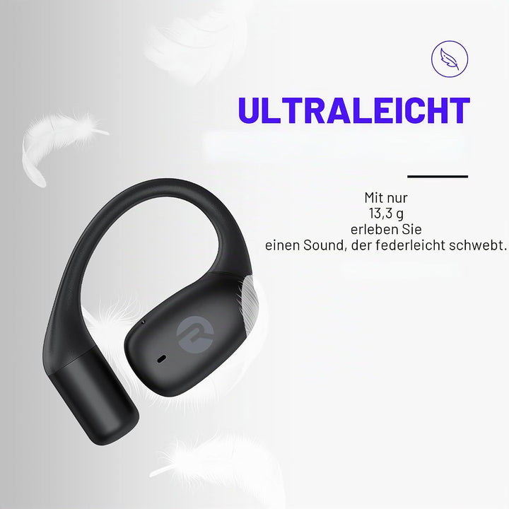 Raycon Essential Open Earbuds - True Wireless Open Ear Bluetooth 6.0 Kopfhörer, ultraleicht, Komfort