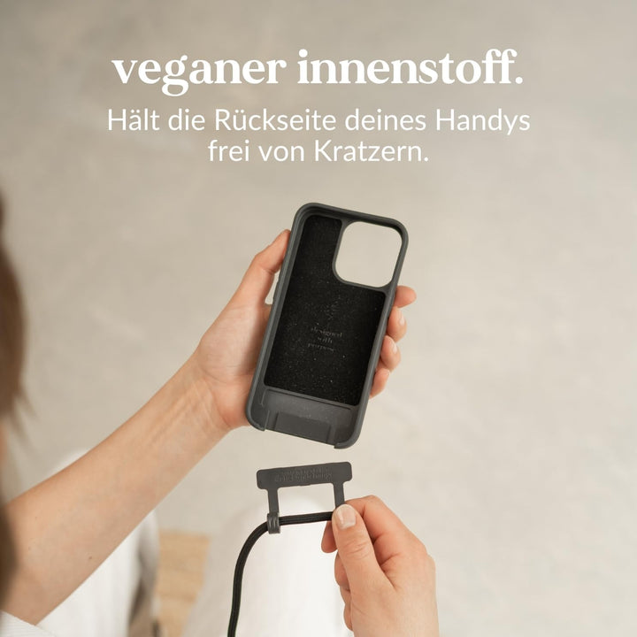Woodcessories - Change Case, Nachhaltige Handykette abnehmbar kompatibel mit iPhone 16 Pro Max Hülle