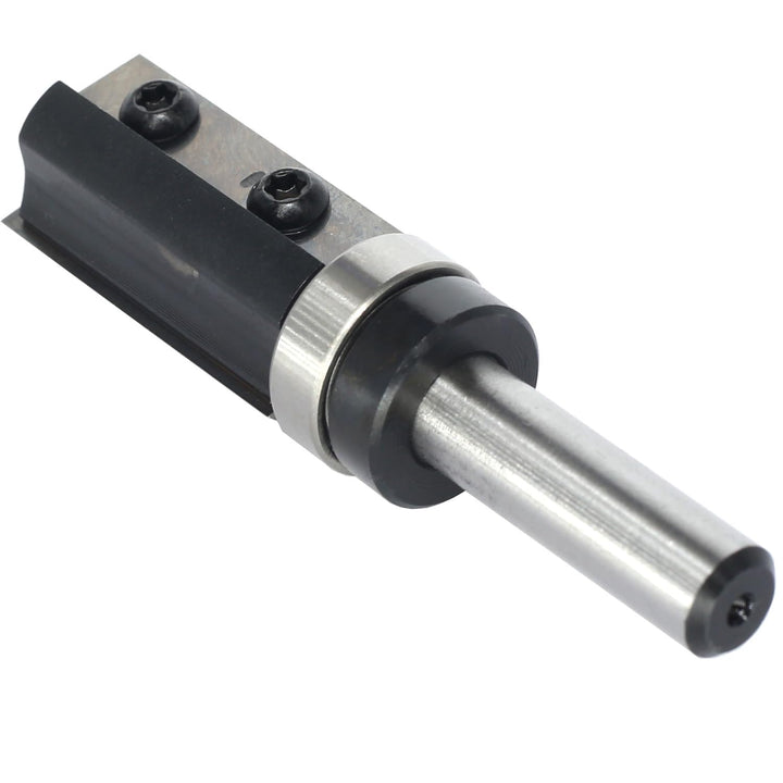 Sinoprotools Wendeplatten Bündigfräser,8mm Schaft Schnittlänge 30mm,Bündiger Fräser mit 4-seitigen A