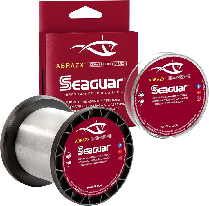 Seaguar AbrazX, Abriebfest, hochwertige Angelschnur, 100% Fluorocarbon, leistungsstark, praktisch un