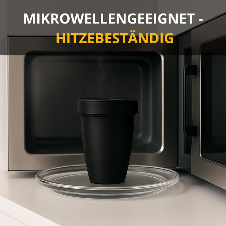 Lunchpot 1150 ml Midnight Edition – 3 auslaufsichere Fächer (200/350/600 ml) – mikrowellen‑ & tiefkü