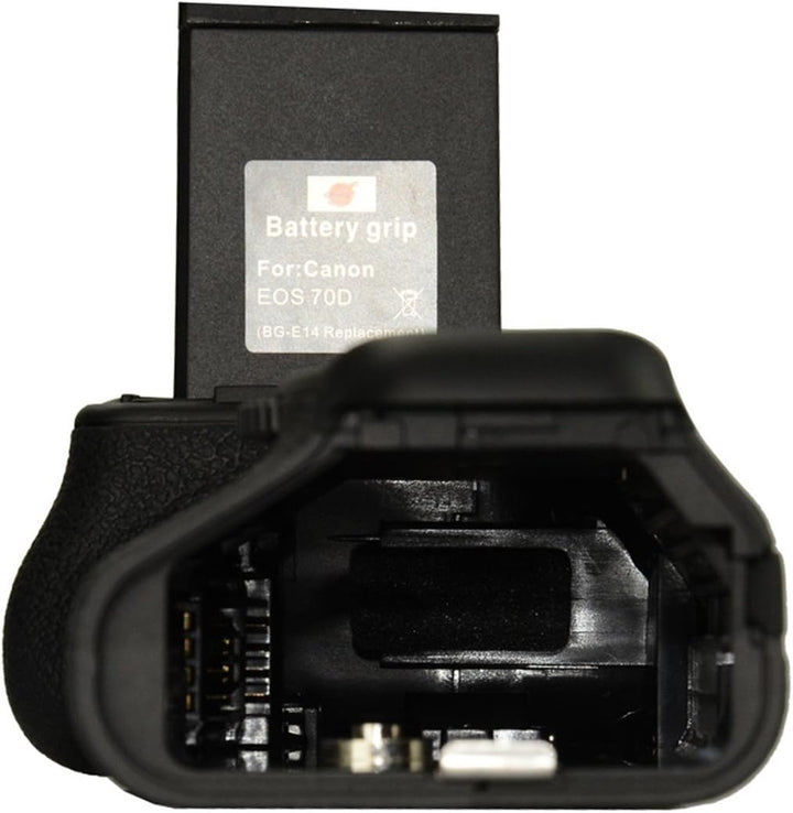 DSTE BG-E14 Batteriegriff + 2x LP-E6 Batterie + USB Ladegerät für Canon EOS 70D 80D
