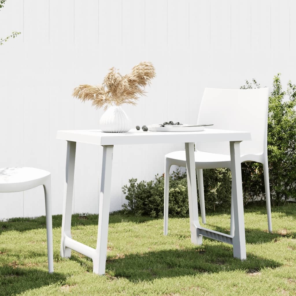 vidaXL Campingtisch, Rechteckig Beistelltisch mit Schirmloch, Gartentisch Tisch mit Holzoptik, Couch