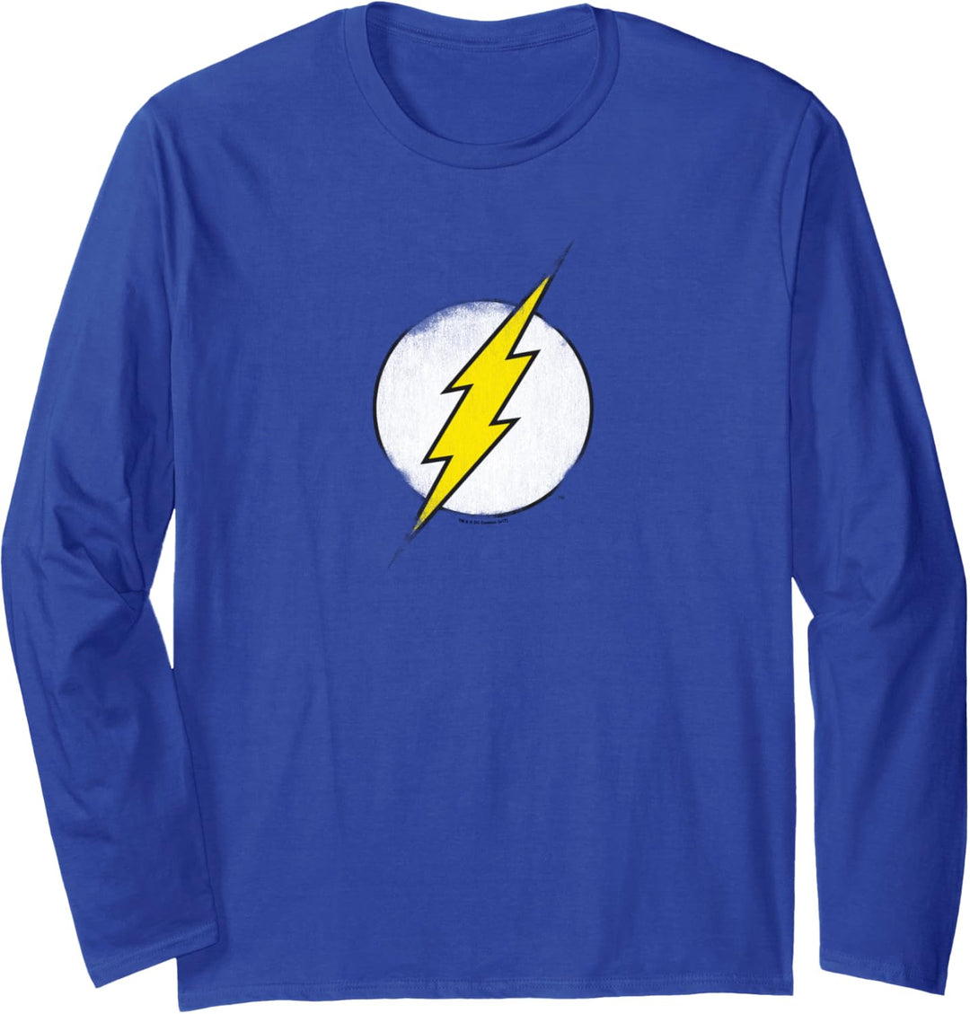 The Flash Rough Flash Logo Langarmshirt