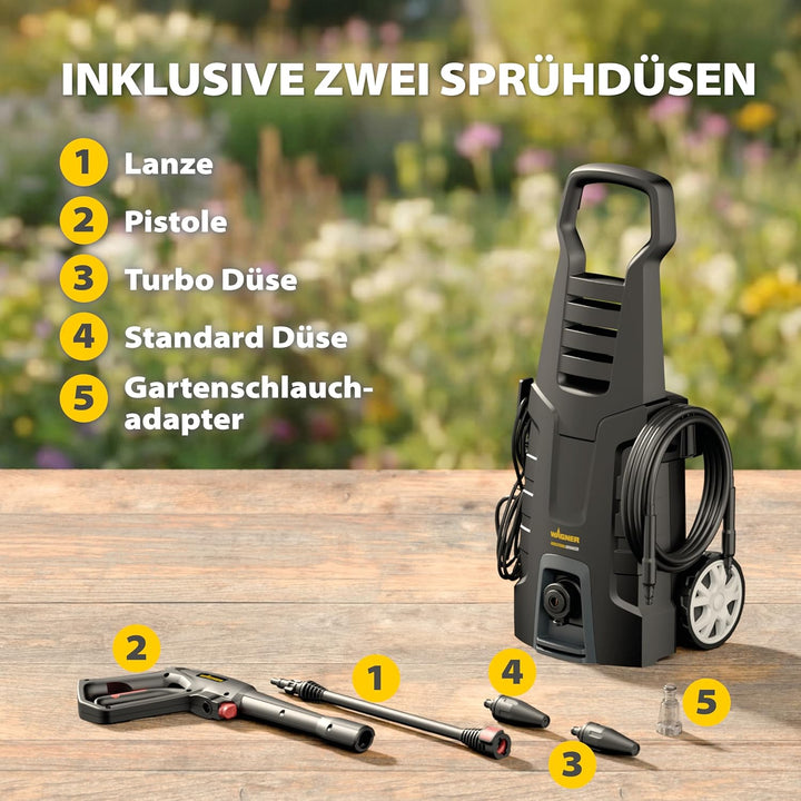 WAGNER AQUASTORM Advanced - Effizienter Hochdruckreiniger für eine schnelle und kraftvolle Reinigung