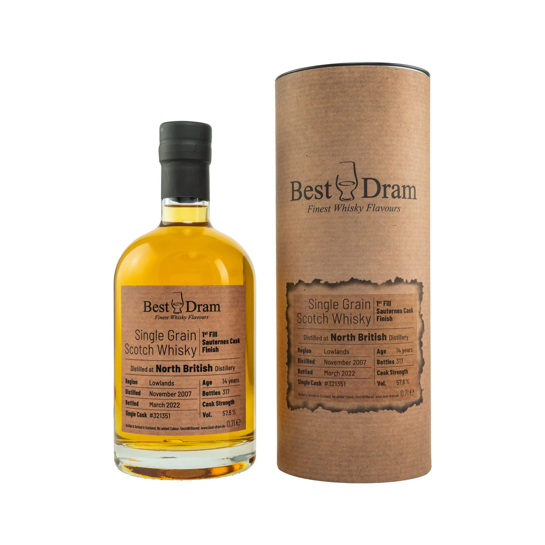 North British 2007/2022-14 Jahre - First Fill Sauternes Barrel #321351 - Best Dram