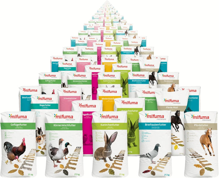mifuma Legewachtelfutter Wachtelfutter ZZH 25 kg extra kleine Pellets