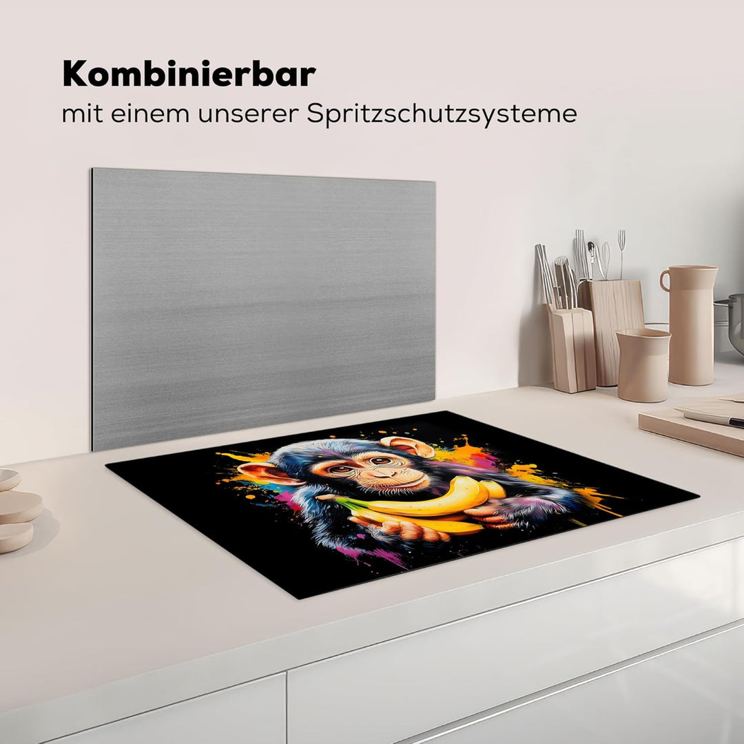 Herdabdeckplatte Einteilig 70x52 cm Küche Ceranfeld Abdeckplatte Cerankochfeld Abdeckung Induktionsk
