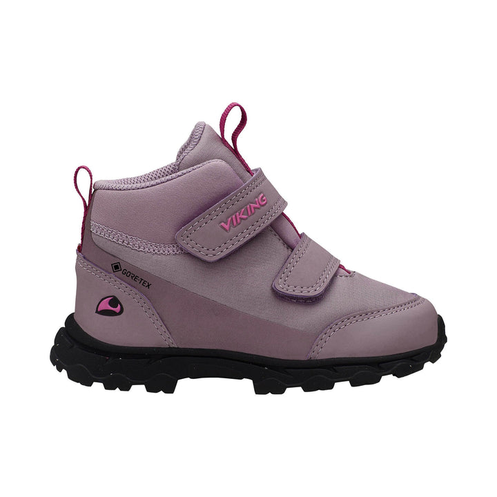 Viking Unisex Kinder Ask Mid GTX Walking Shoe 24 EU Dusty Pink Magenta, 24 EU Dusty Pink Magenta