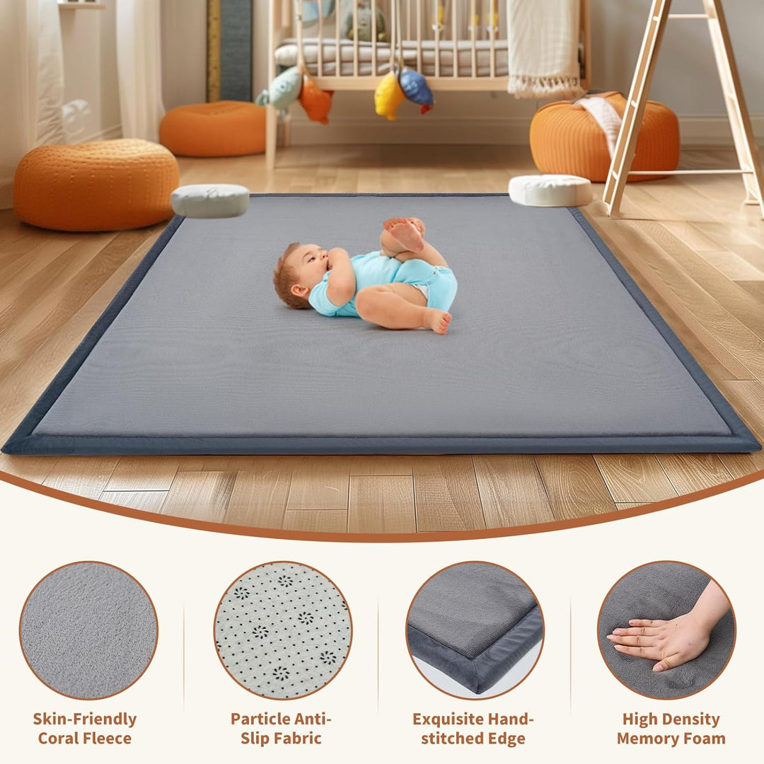 SUNYRISY Krabbelmatte Baby Spielmatte, 3.5cm Dicke Kinderzimmer Spielteppich Kinder Teppich für Mädc