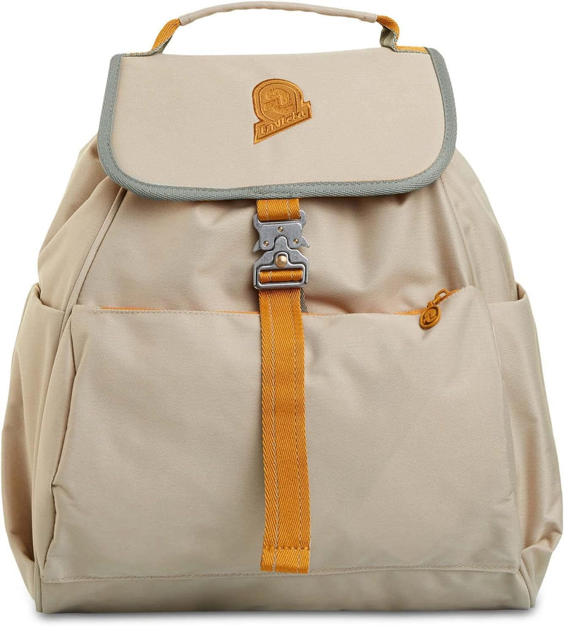 Invicta Rucksack Way Me, Beige - Studium, Arbeit & Freizeit - Seitentaschen Weiss, Weiss