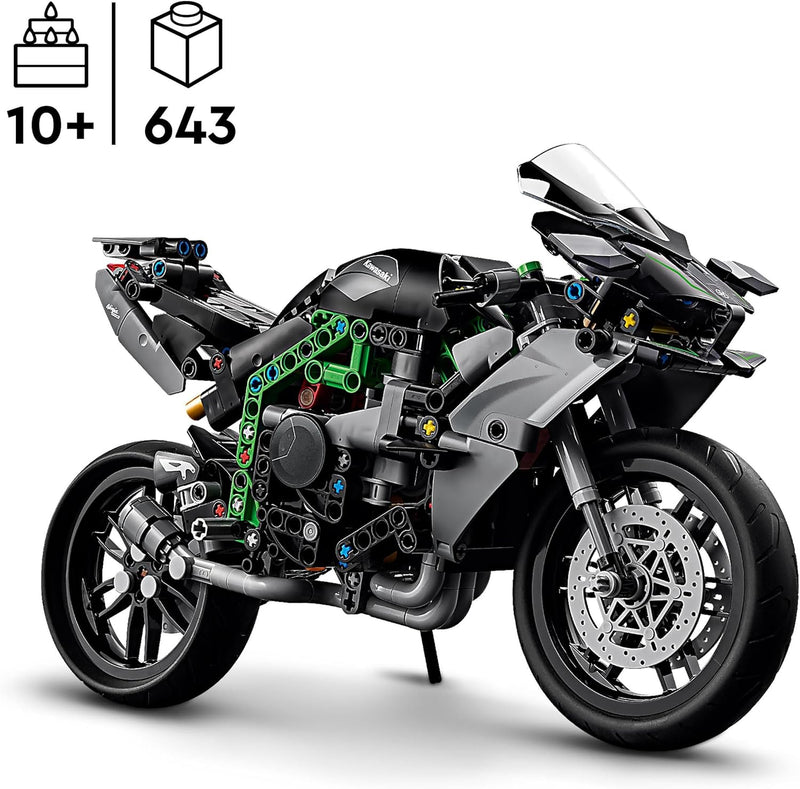 LEGO Technic Kawasaki Ninja H2R Motorrad, Geschenk für Kinder & Erwachsene & Technic NEOM McLaren Fo