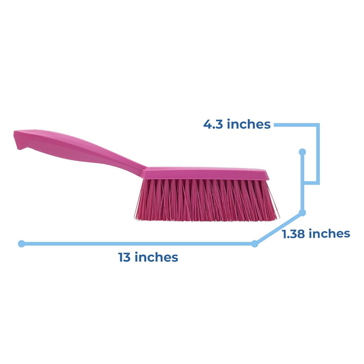 Vikan Bench Reinigungsbürste Bürste, Polypropylen, Polyester eingezogen, 4589, rose, 1 4589 Rose, 45