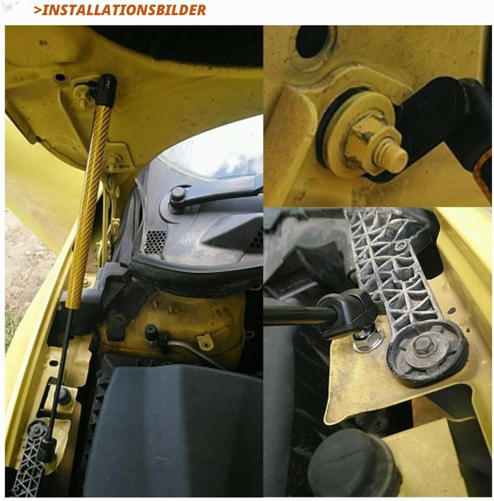 JINGLINGKJ für Astra J MK6 2009-2014 Motorhaube vorne Haubenstreben modifizieren Gasdruckfedern Gasf