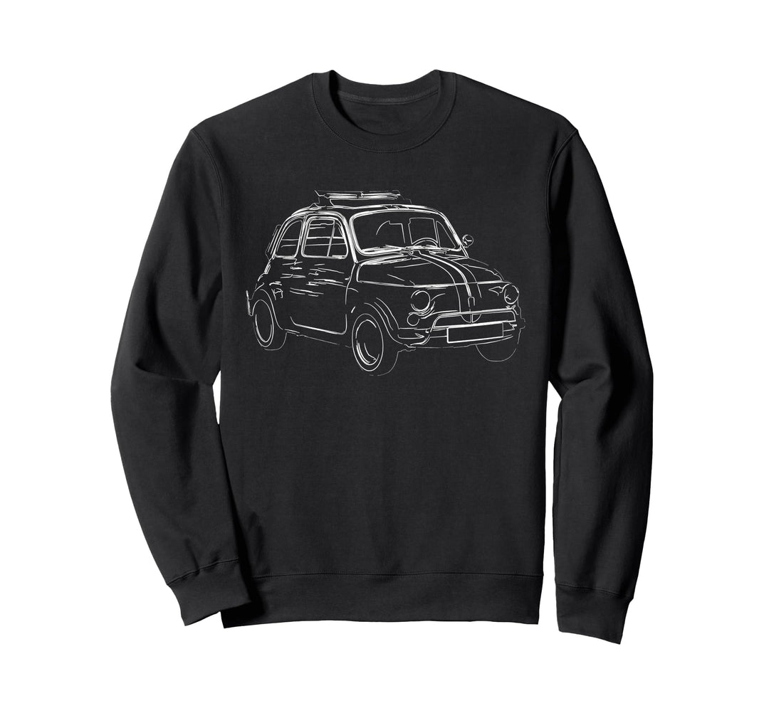 500 italienischer Oldtimer, klassisches Auto Sweatshirt