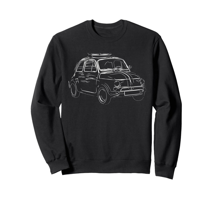 500 italienischer Oldtimer, klassisches Auto Sweatshirt