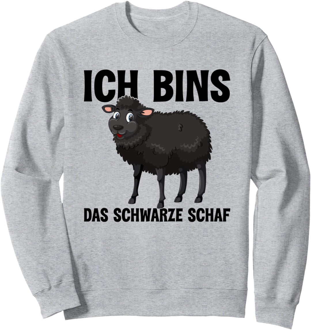 Sheep Schwarzes Schaf lustig comic Sweatshirt