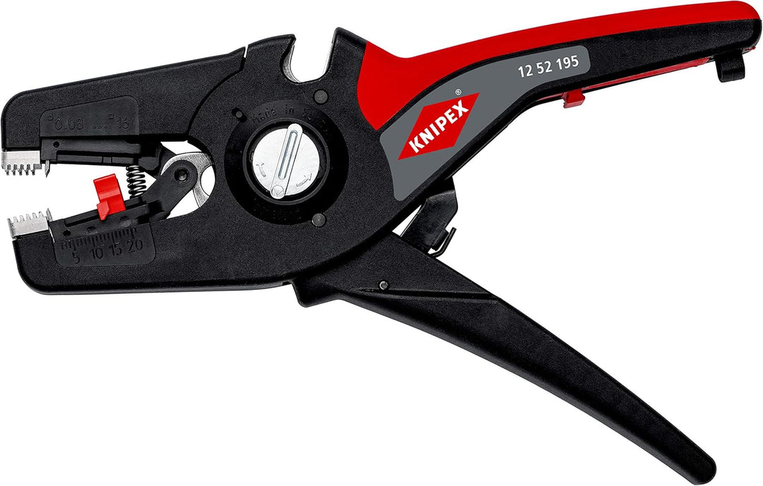 Knipex PreciStrip16 Automatische Abisolierzange 195 mm (SB-Karte/Blister) 12 52 195 SB &amp; Abmantelung