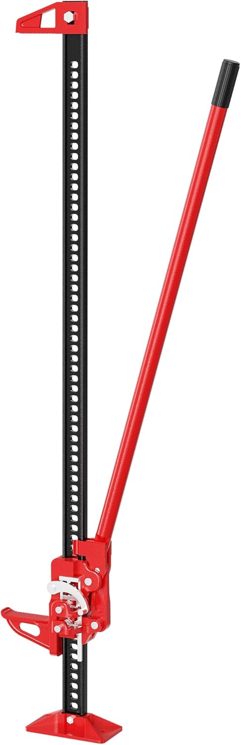 Wiltec Farm Jack Wagenheber 150 cm 60" 3000 kg, Offroad Stockwinde für Geländewagen, ATV Heber, Allz