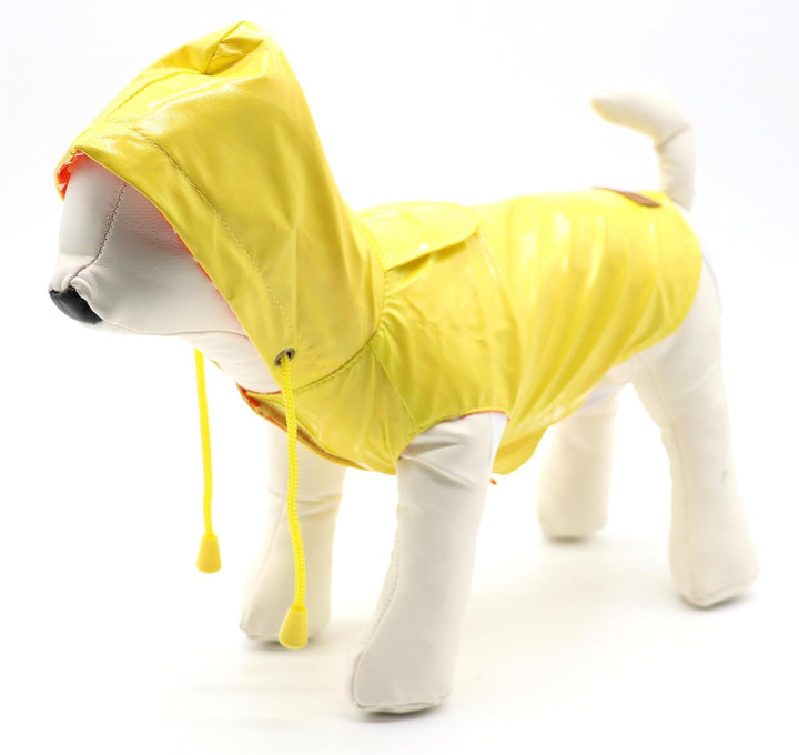 Croci C7274474 Regenmantel Raindrop Lemon, 40 cm Lemon 40 cm, Lemon 40 cm
