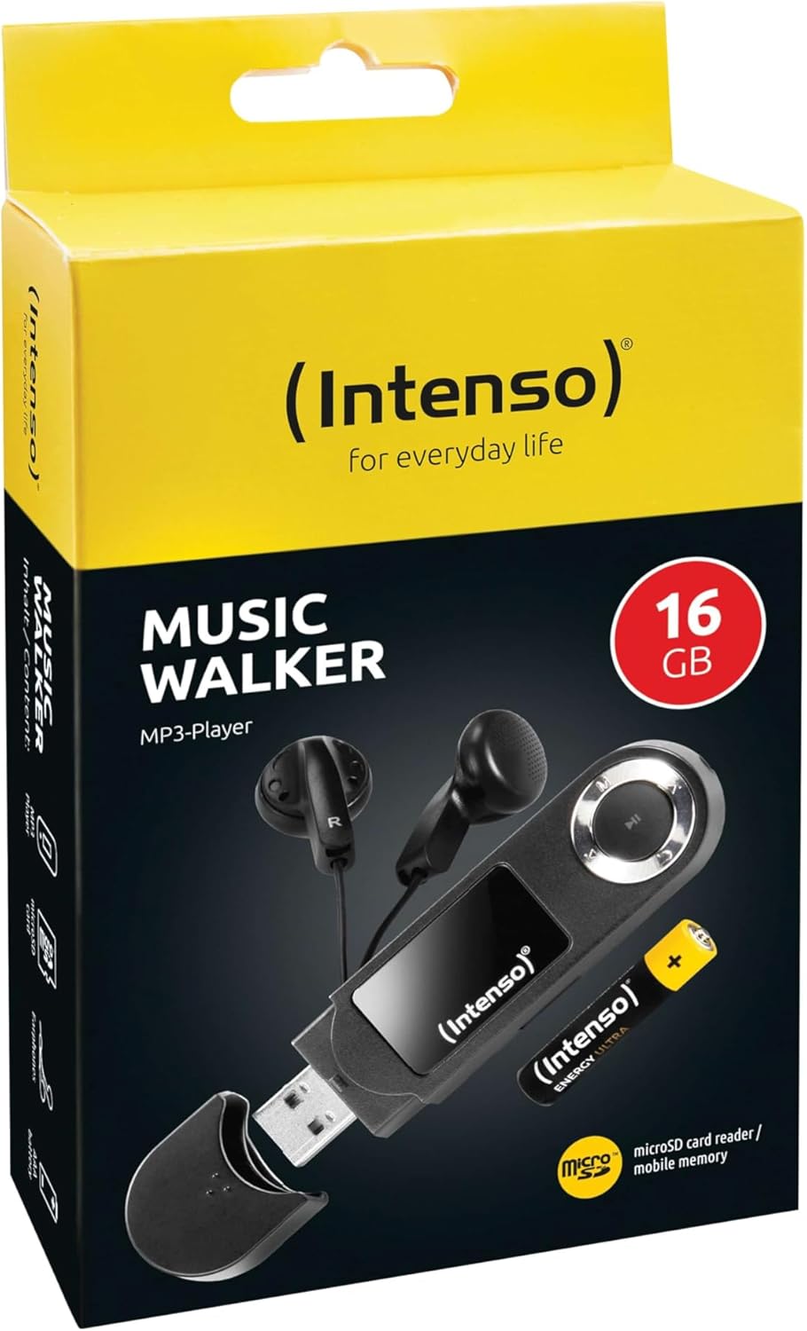 Intenso MP3 Player Music Walker 16GB schwarz