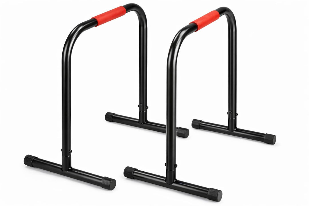 FFitness Barre Parallele, Nero Rosso, Einheitsgrösse