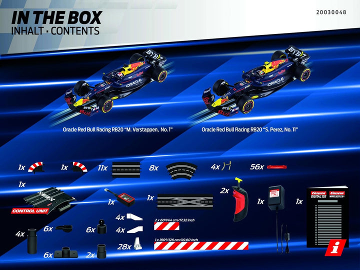Carrera DIGITAL 132 / Formula 1 Race of The Champions/Red Bull Racing RB20 M. Verstappen vs. S. Pére