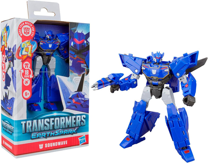 Transformers EarthSpark Deluxe-Klasse Soundwave Action-Figur