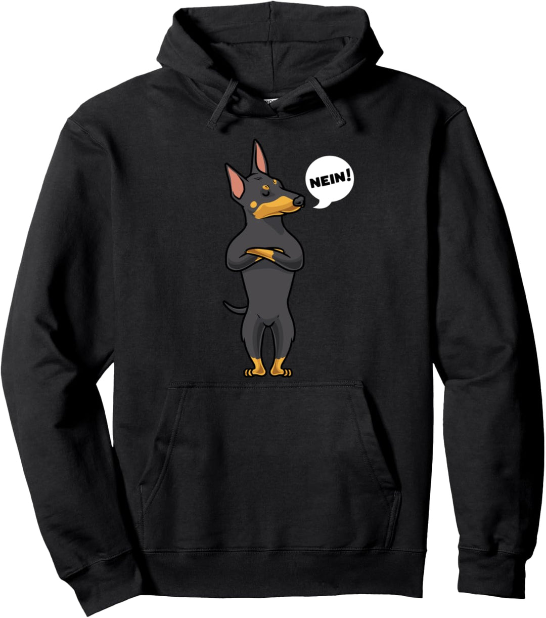 Sturer Manchester Terrier Hund lustig Hundefan Pullover Hoodie