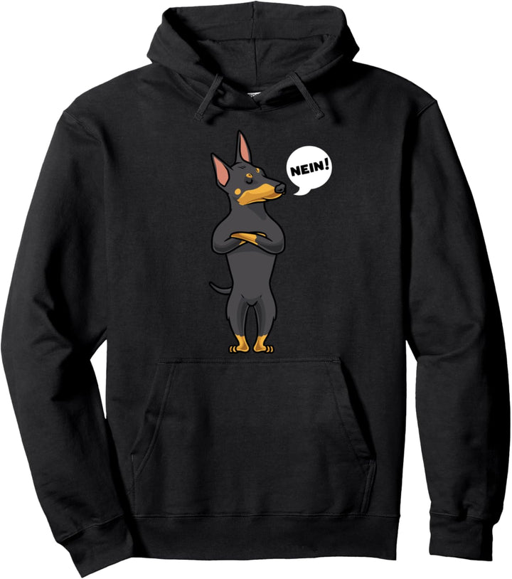 Sturer Manchester Terrier Hund lustig Hundefan Pullover Hoodie