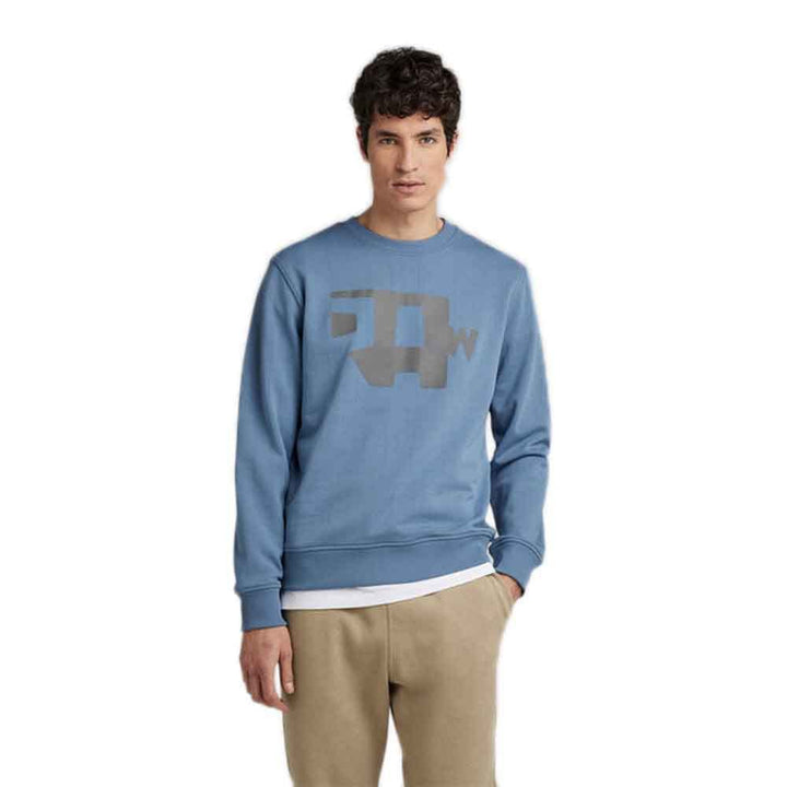 G-STAR RAW Herren Abstract Raw Sweatshirt Sweats XS Blau (Azul D22230-a613-2182), XS Blau (Azul D222