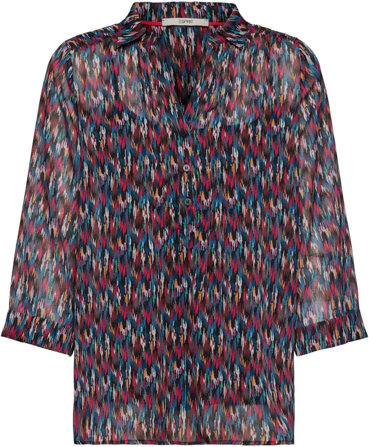 ESPRIT Damen Bluse L 003/Black 3, L 003/Black 3