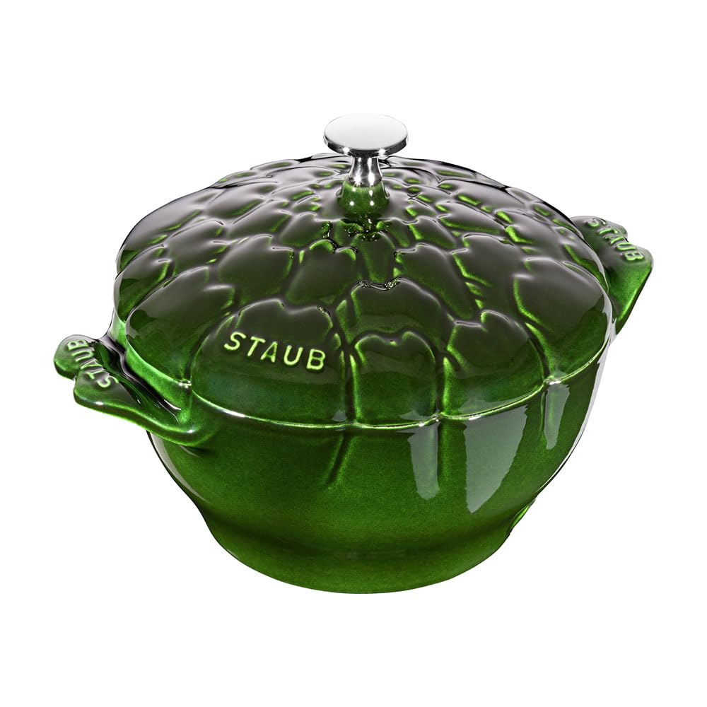 Cocotte Artischocke, basilikumgrün, 22 cm La Cocotte