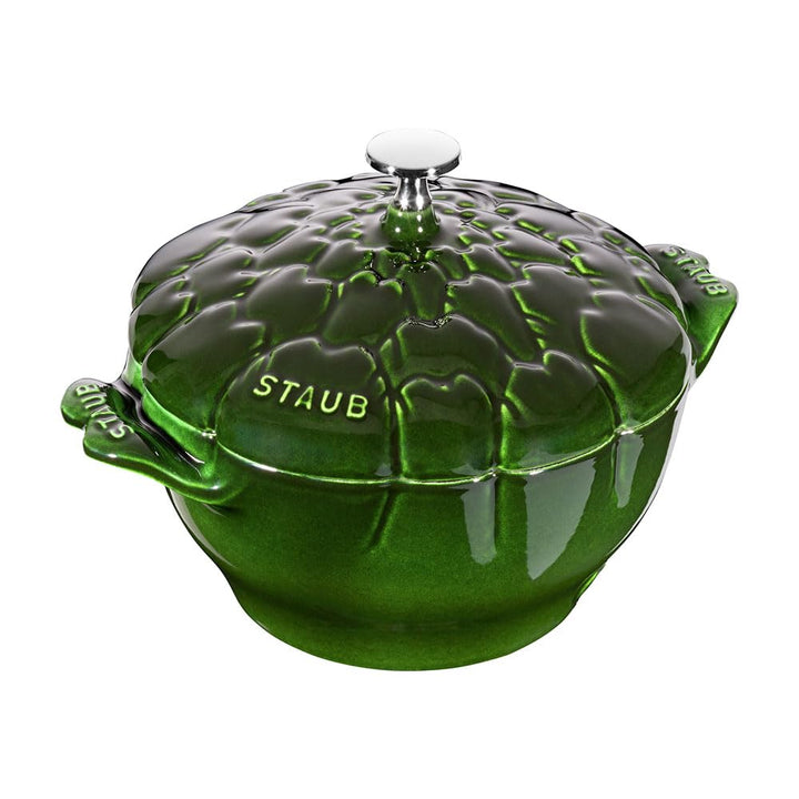 Cocotte Artischocke, basilikumgrün, 22 cm La Cocotte