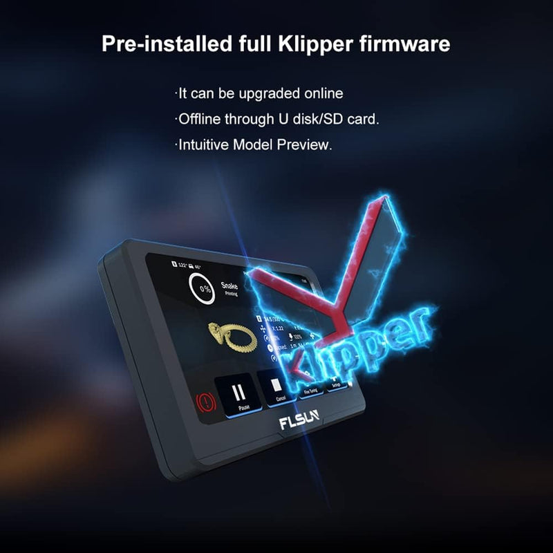 FLSUN Speeder Pad 3D-Druckgerät Klipper, die Druckgeschwindigkeit Wird um das 2- bis 5-fache erhöht,