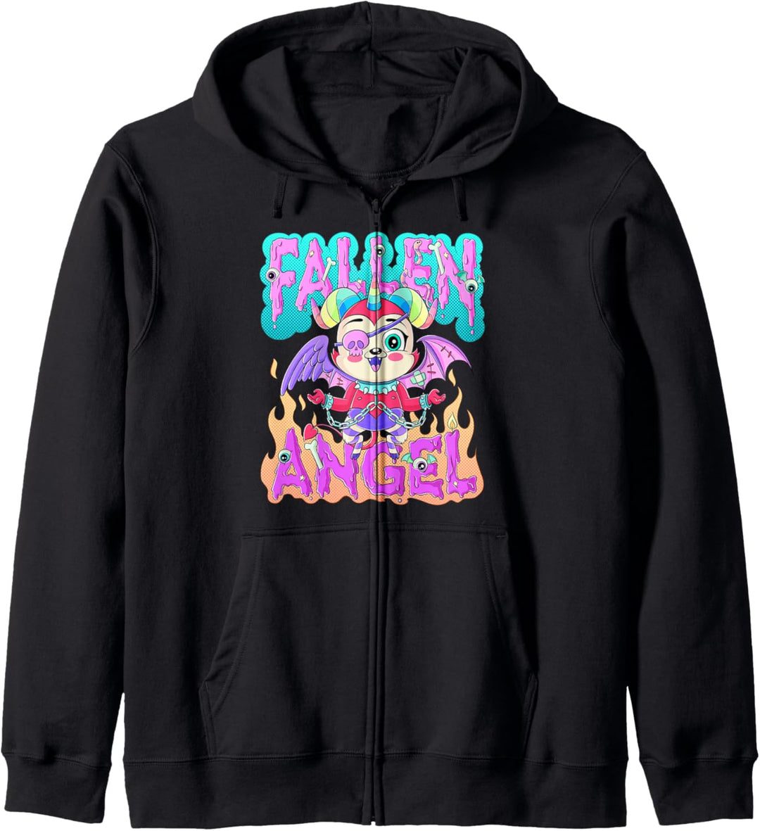 Kawaii Belial Demon The Fallen Angel Pastell Goth Harajuku Kapuzenjacke