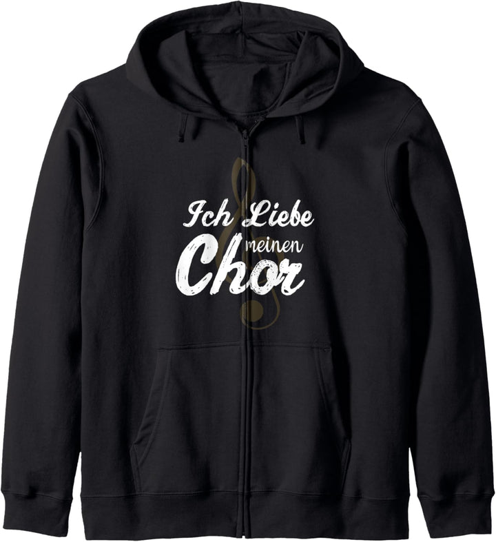 Ich liebe meinen Chor Kapuzenjacke