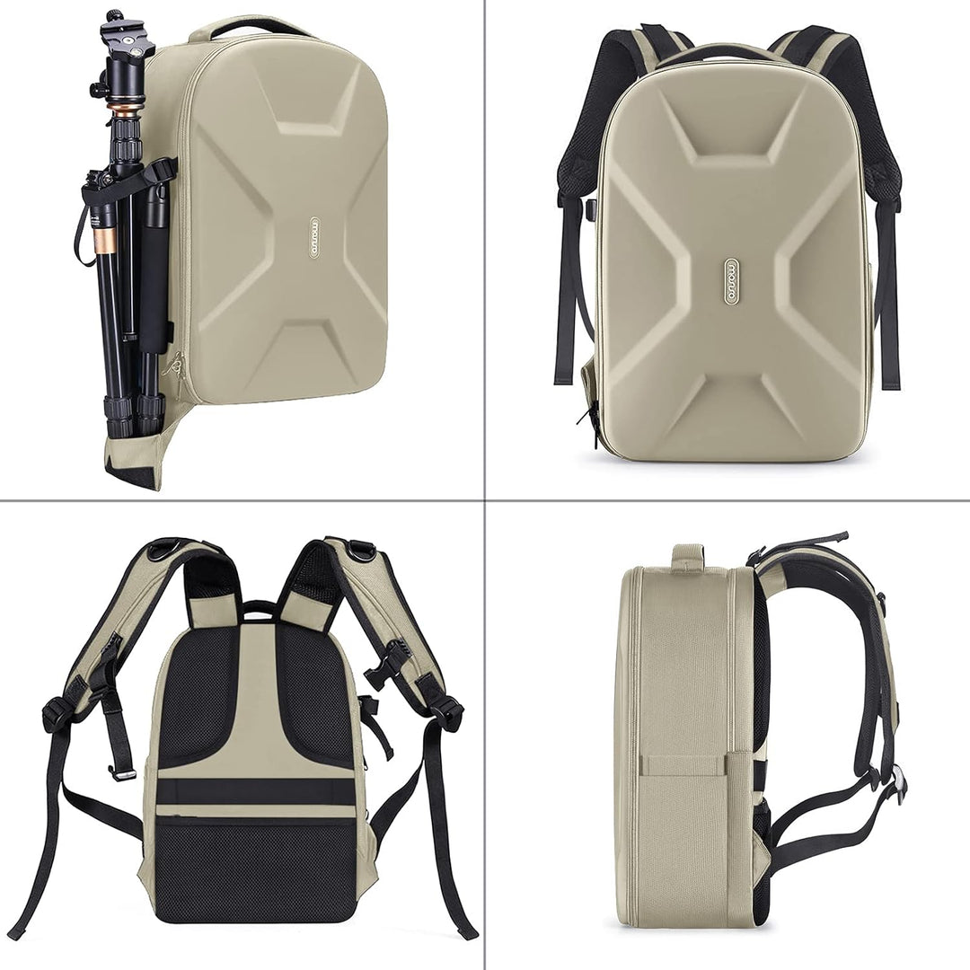 MOSISO Kamera Rucksack, DSLR/SLR/Spiegellose Fotografie Kameratasche 15-16 Zoll wasserdichte Hartsch