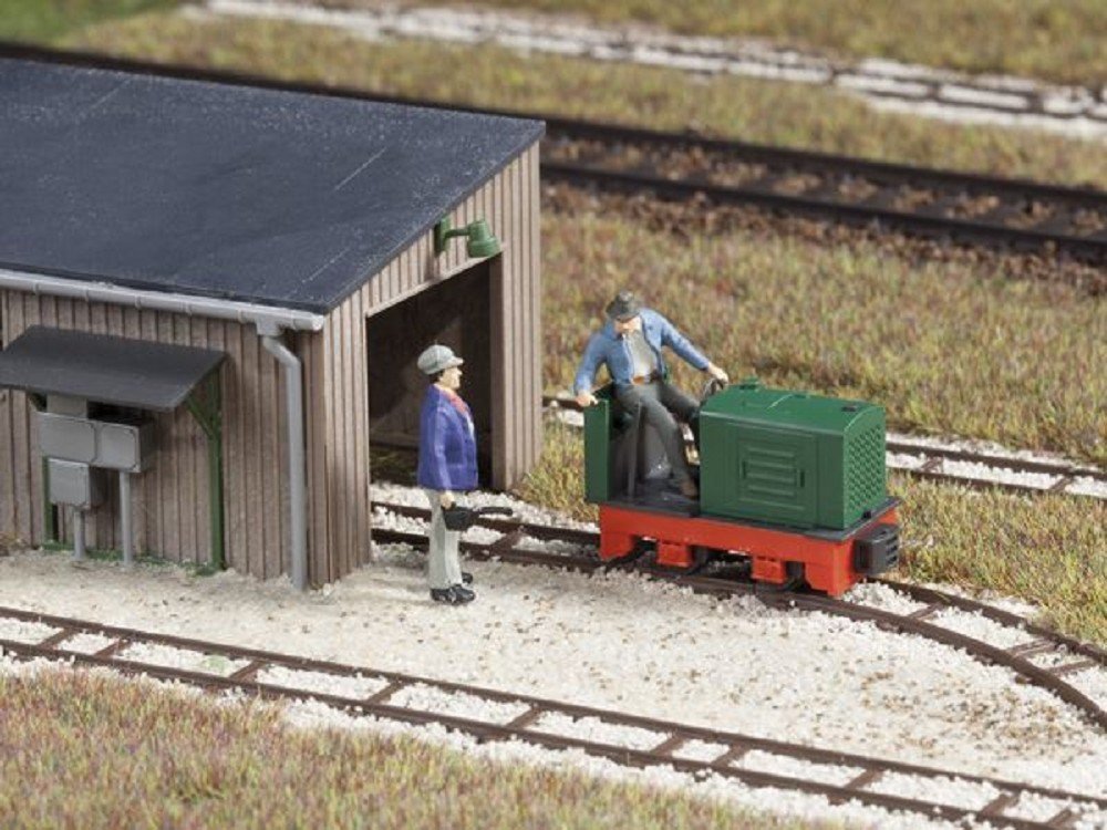 Auhagen 41705.0-Feldbahnlokattrappe, Lüp 28 mm, bunt