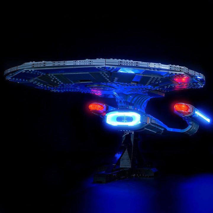 Fernbedienung Licht-Kit Kompatibel mit Lego U.S.S. Enterprise NCC-1701-D 10356 (Kein Modell), Led Be