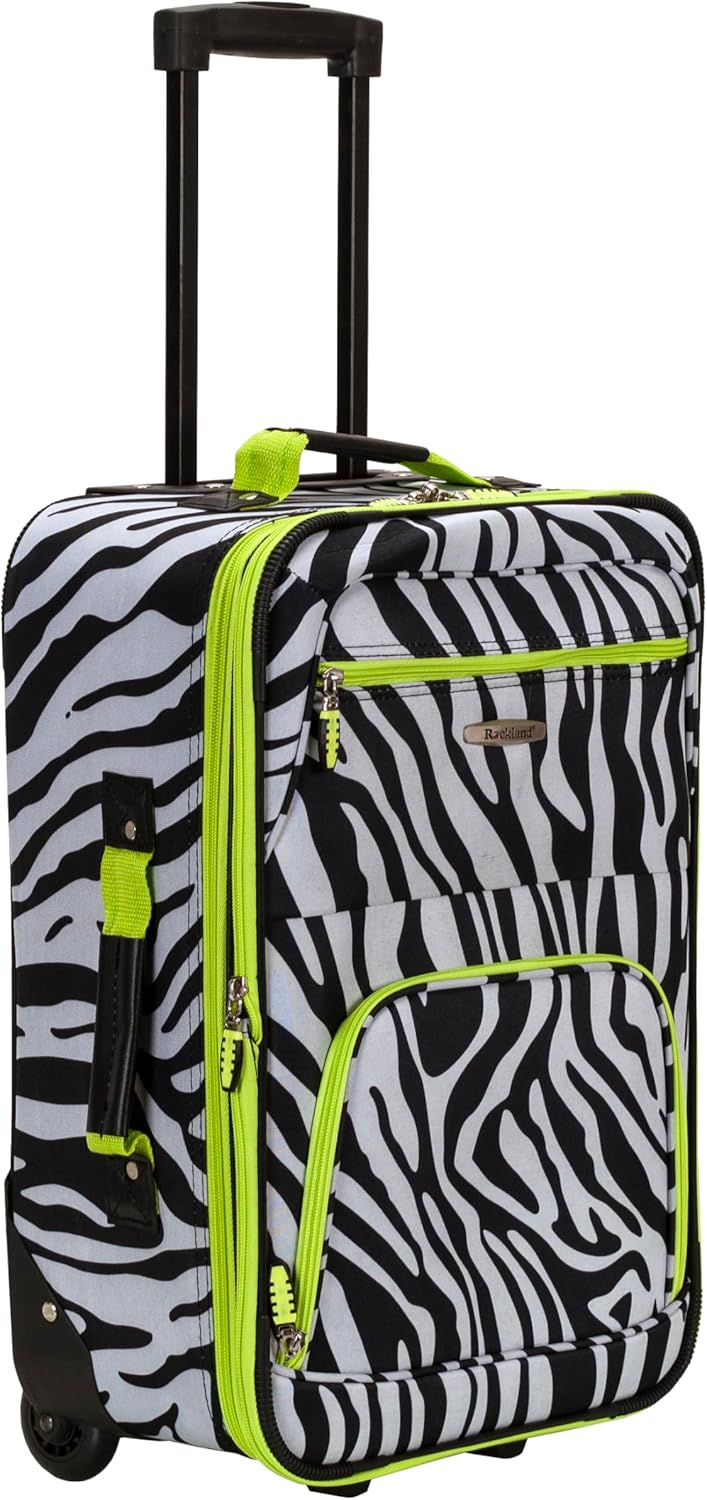 Rockland Ensemble De Bagages 2-PC Koffer-Set, 30 Liter, Pinkdot 48 in Pinkdot, 48 in Pinkdot