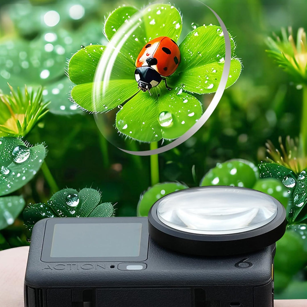 Mikroobjektiv für DJI Osmo Action 6, 15X Micro Lens Makro Linse Filter Objektiv Zubehör für DJI Osmo