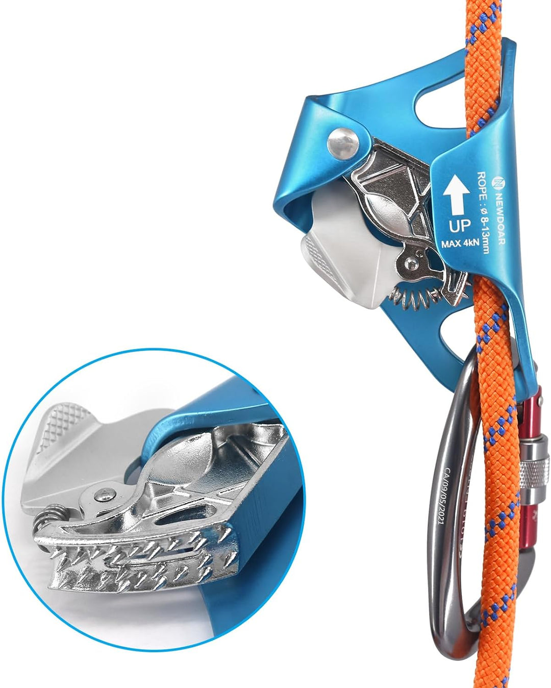 NewDoar Klettern Brust Ascender Chest Ascender CE-zertifizierte Kletter Brust Steigklemme Bauch Baum
