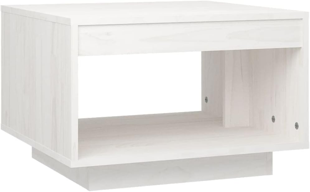 50x50x33,5 cm Beistelltisch Holz Wohnzimmer Tisch für Couch Quadratischer Wohnzimmertisch Modern Kle